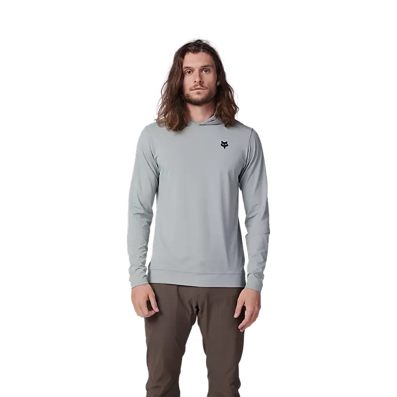 Fox Racing Ranger Long Sleeve Sun Shirt in Grey Vintage-2