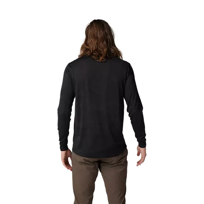 Fox Racing Ranger TruDri Long Sleeve Jersey in Black-3