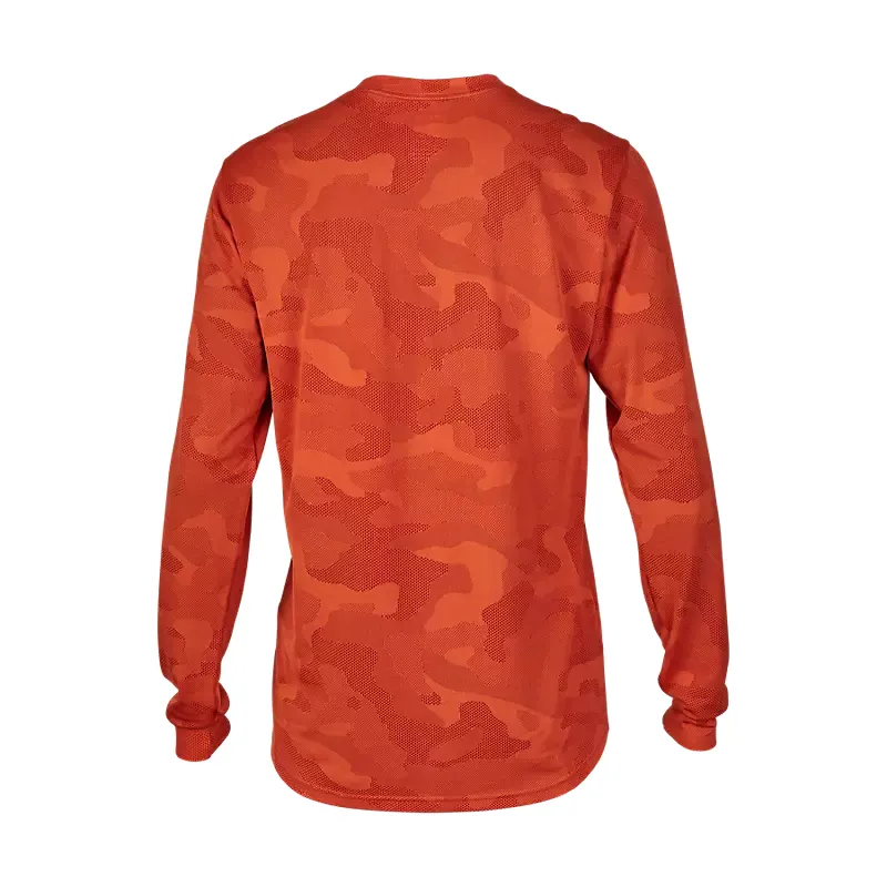 Fox Racing Ranger TruDri Long Sleeve Jersey in Atomic Orange-1