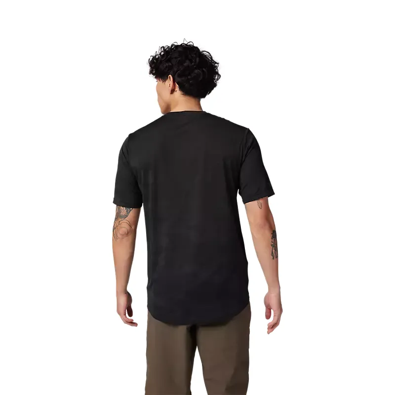 Fox Racing Ranger TruDri Short Sleeve Jersey in Black-3