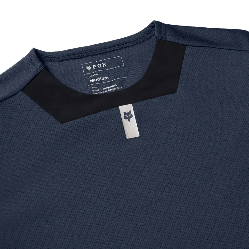 Fox Racing Defend Long Sleeve Jersey in Galaxy Blue-2