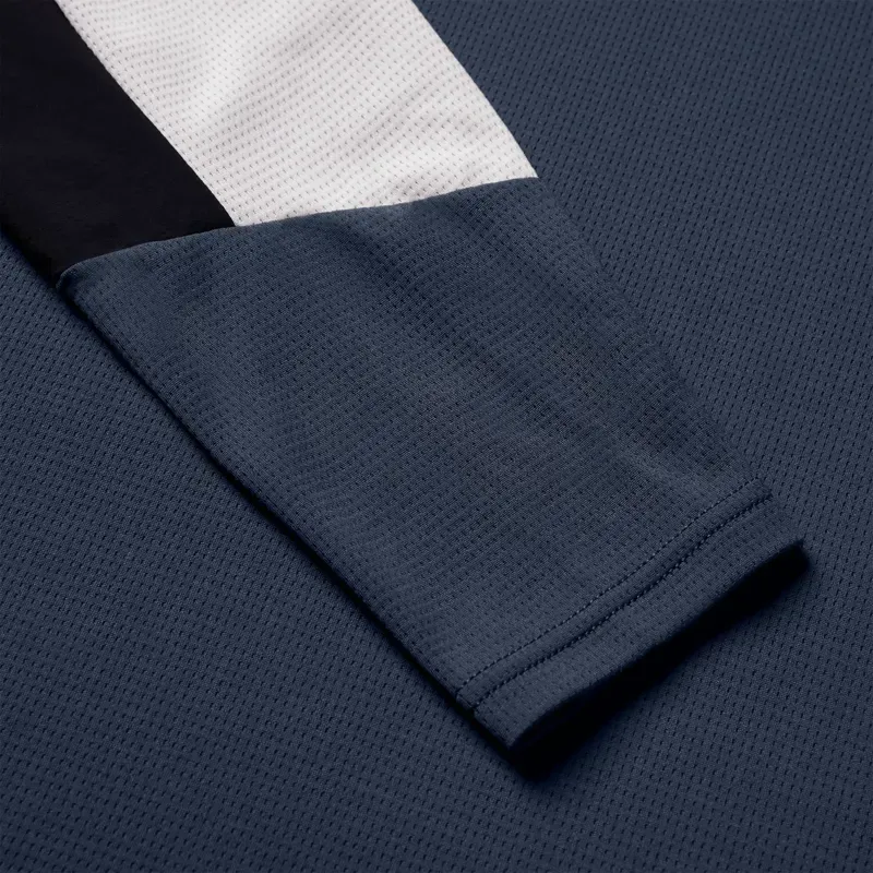 Fox Racing Defend Long Sleeve Jersey in Galaxy Blue-4