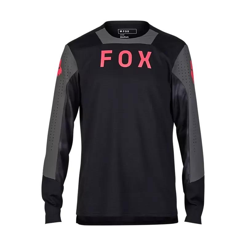 Fox Racing Defend Taunt Long Sleeve Jersey in Black