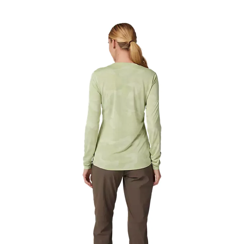 Fox Racing Women's Ranger TruDri Long Sleeve Jersey in Cactus Green-3