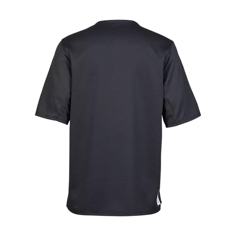 Fox Racing Youth Defend Short Sleeve Jersey in Black-1