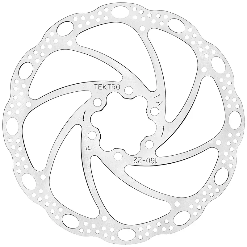 Tektro TR24 160mm Lyra Disc Rotor in Silver-1