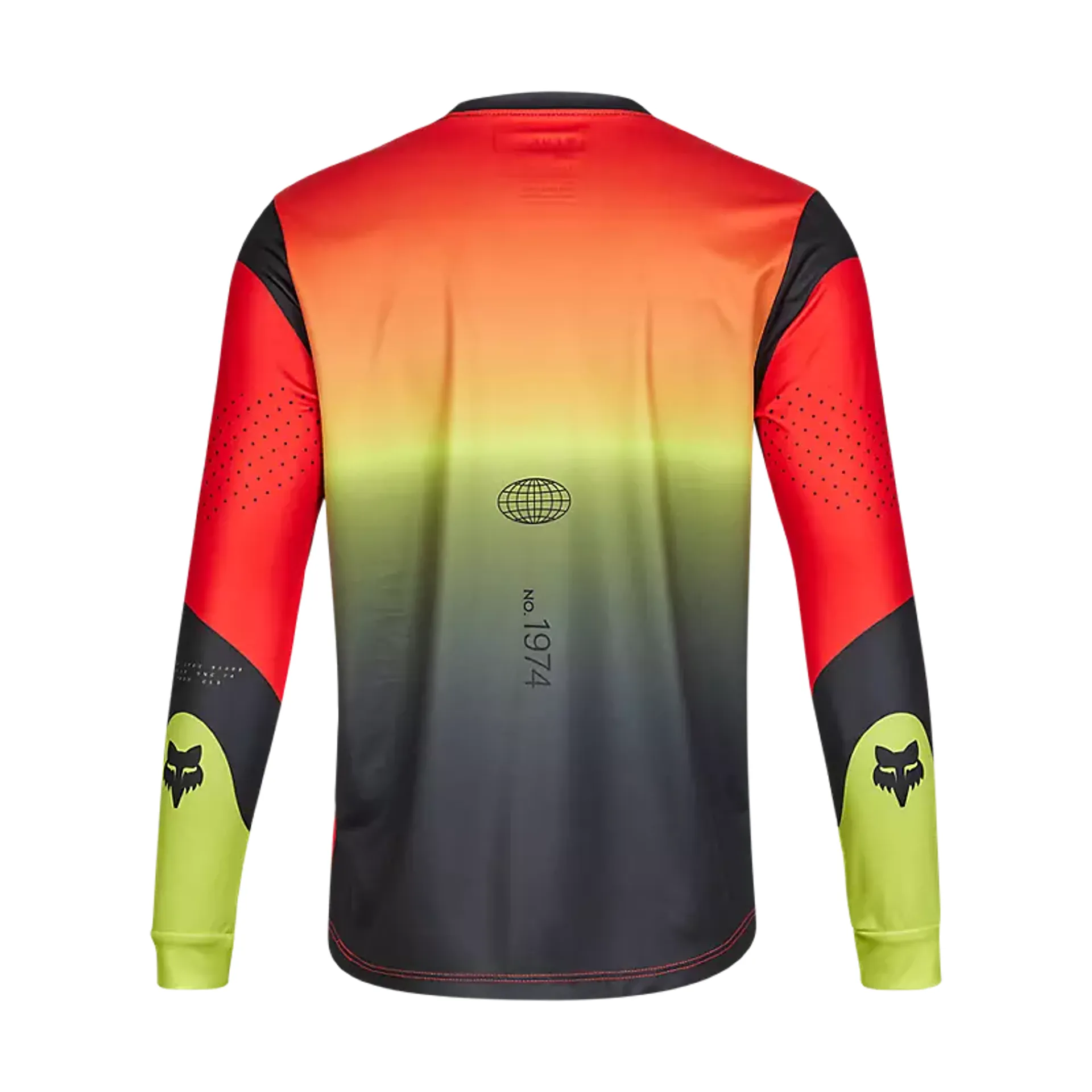 Fox Racing Youth Ranger Revise Long Sleeve Jersey in Red/Yellow