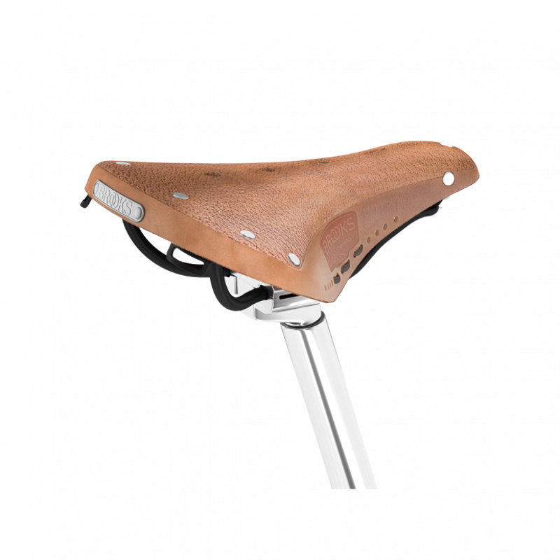 Brooks B17 Softened Short Ladies Saddle in Brown-1