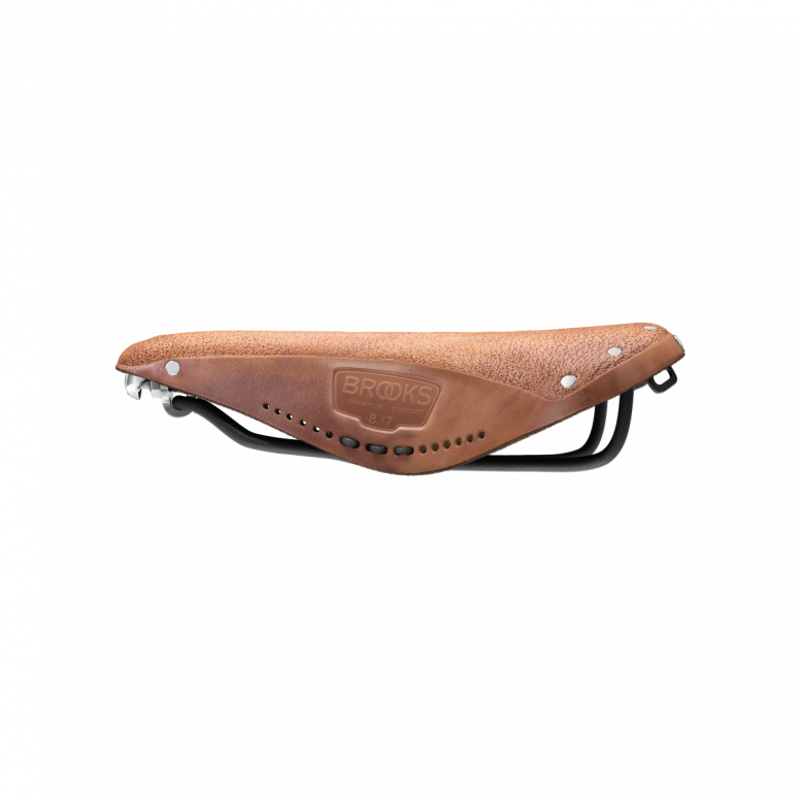 Brooks B17 Softened Saddle Steel in Tan-4