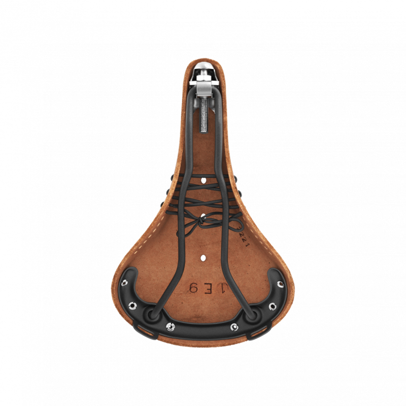 Brooks B17 Softened Saddle Steel in Tan-2
