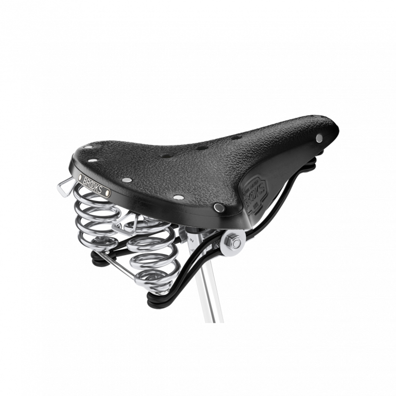 Brooks B66 Steel Rail Saddle in Black-1