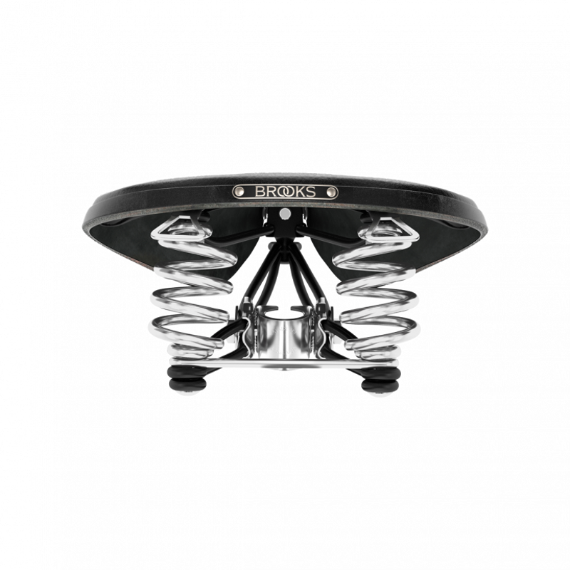 Brooks B66 Steel Rail Saddle in Black-4