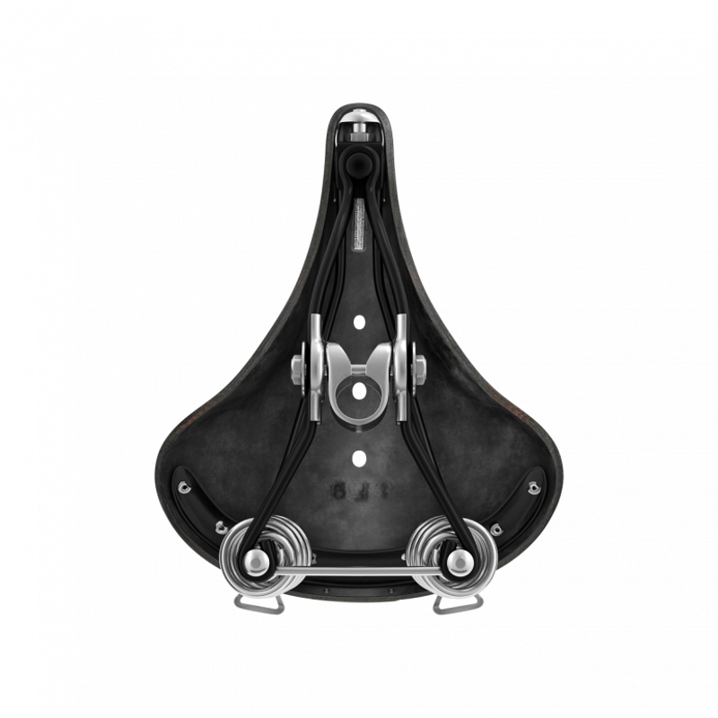 Brooks B66 Steel Rail Saddle in Black-3