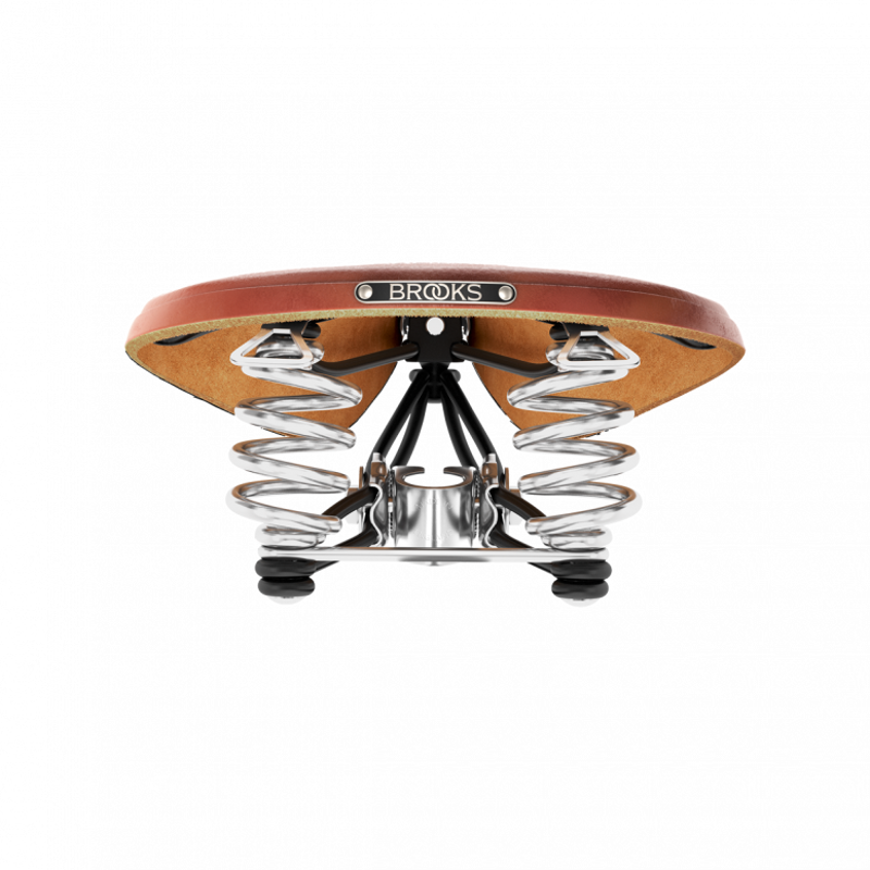 Brooks B66 Steel Rail Saddle in Honey-4