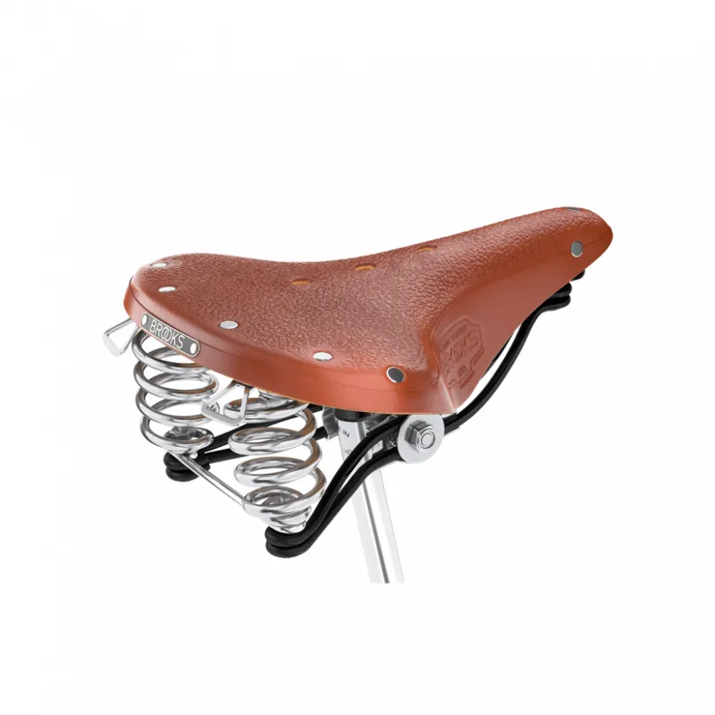 Brooks B66 Steel Rail Saddle in Honey-1