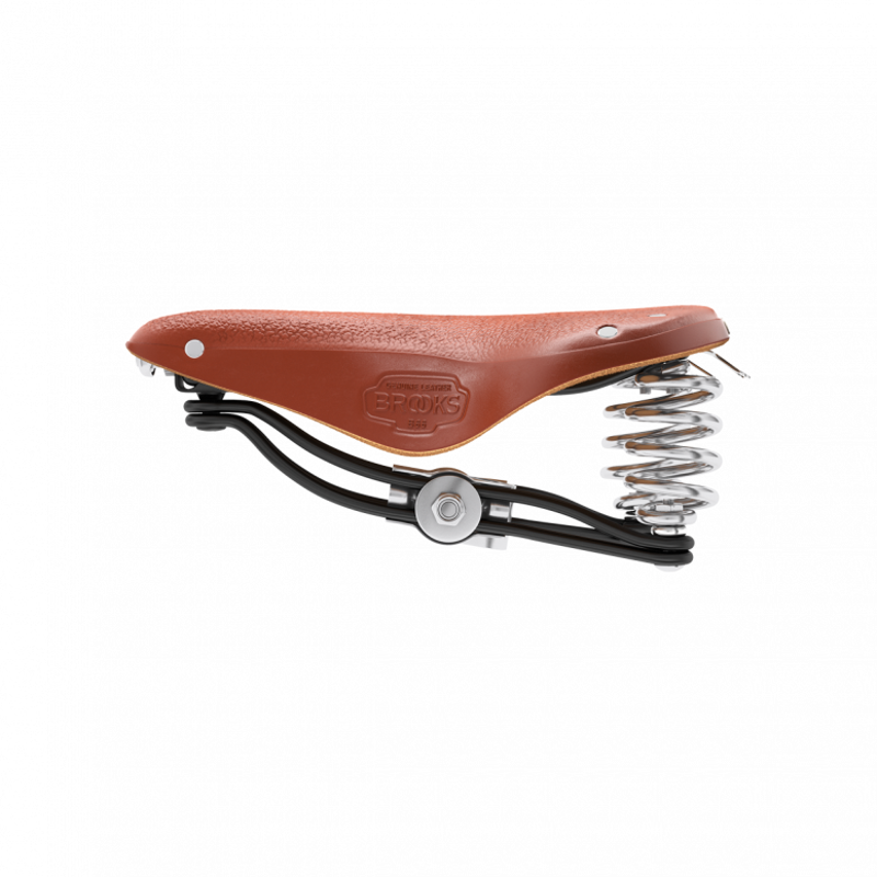 Brooks B66 Steel Rail Saddle in Honey-5