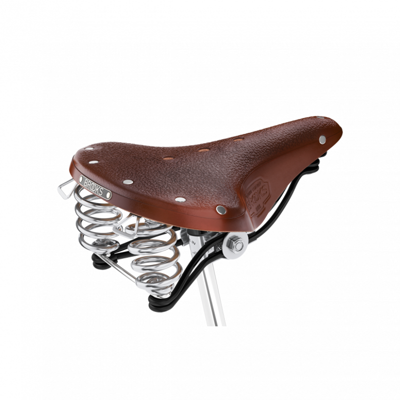Brooks B66 Steel Rail Saddle in Brown-1