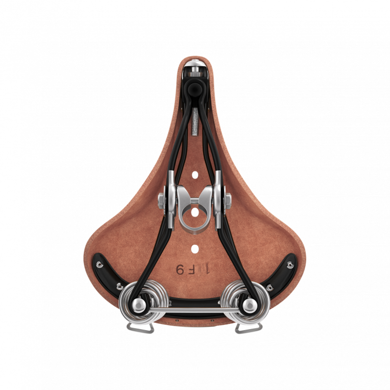 Brooks B66 Steel Rail Saddle in Brown-3