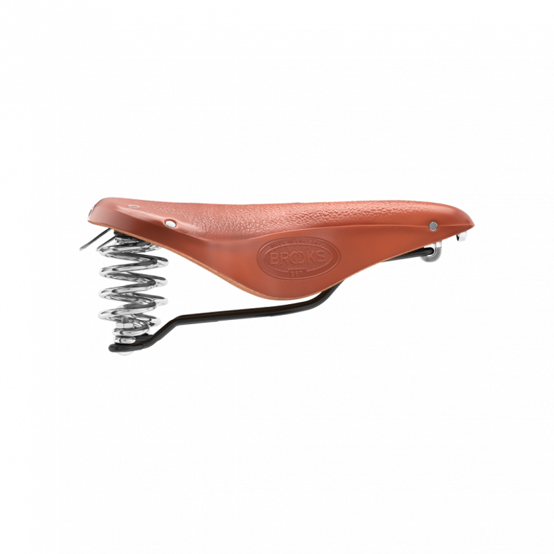 Brooks B67 Chromed Steel 205mm Saddle in Honey-6