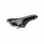 Swift Chrome Chromed Steel Rail 150 mm Saddle in Black