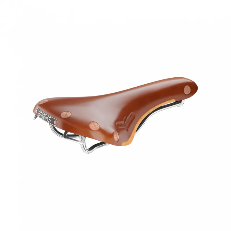 Swift Chrome Chromed Steel Rail 150 mm Saddle in Honey
