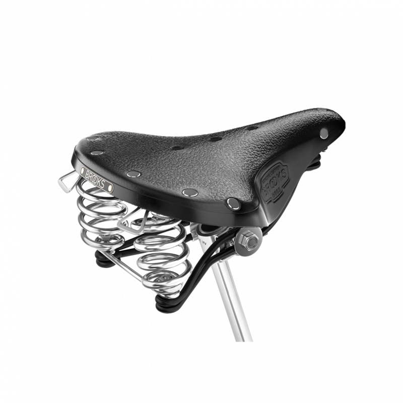 Brooks B66 Short Saddle in Black-1