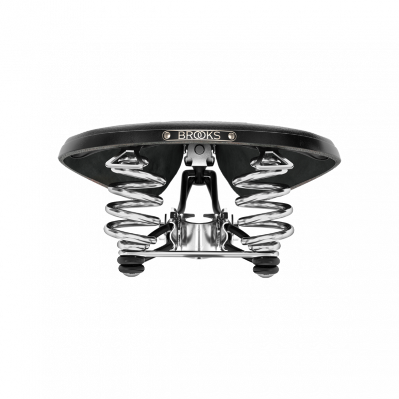 Brooks B66 Short Saddle in Black-2