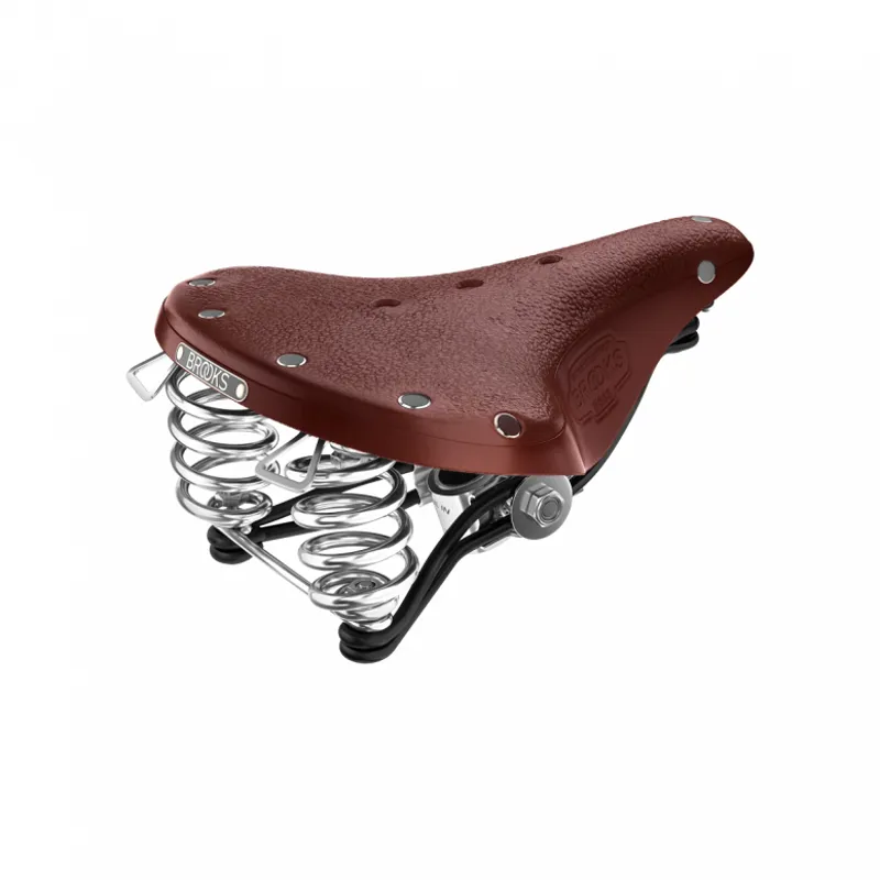 Brooks B66 Short Saddle in Brown
