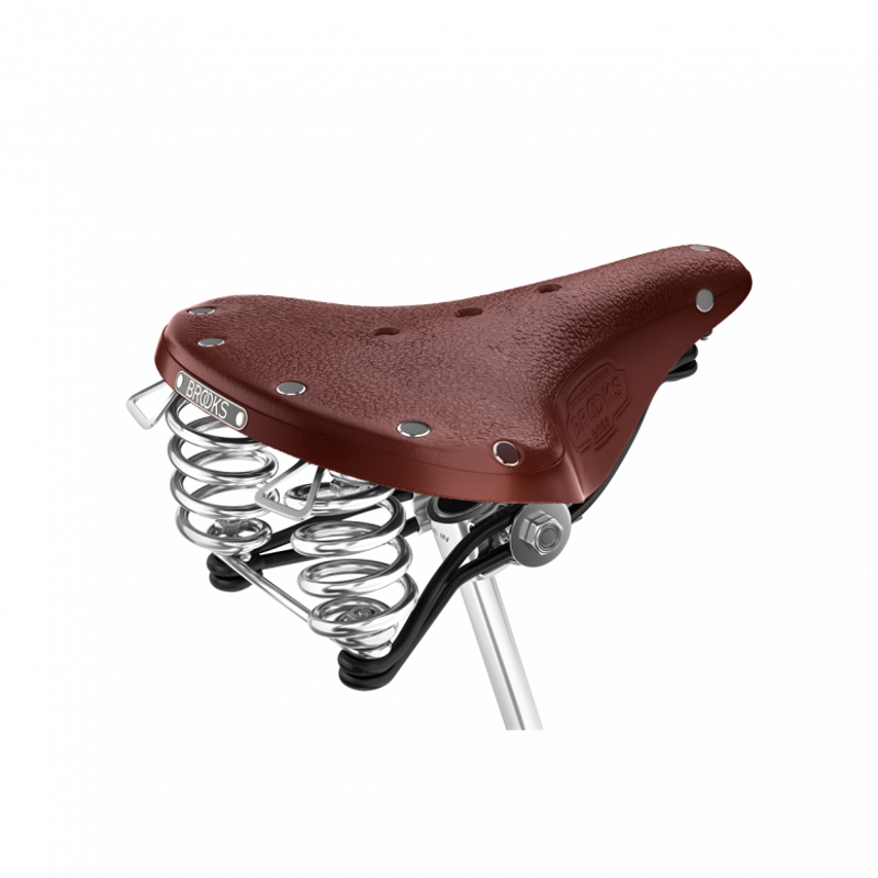 Brooks B66 Short Saddle in Brown-1