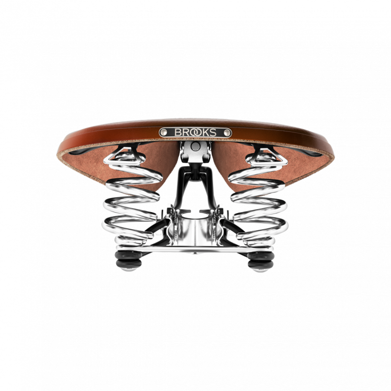 Brooks B66 Short Saddle in Brown-2