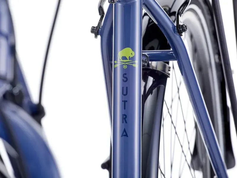 Kona Sutra SE Road Touring Bike 2025 in Gloss Dusky Purple with Avocado and Indigo Decals-2