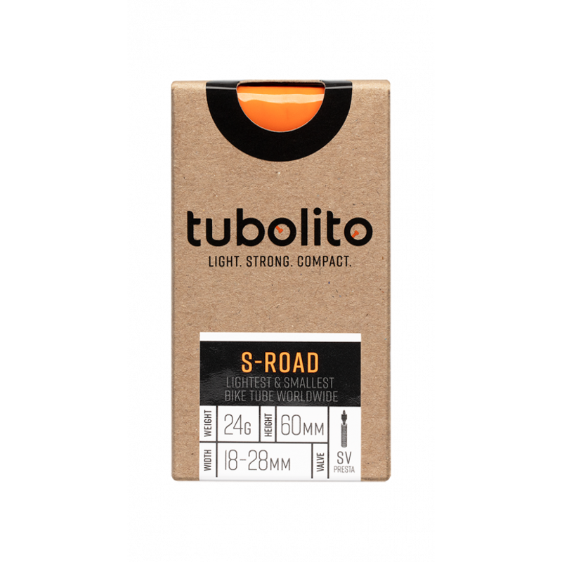 Tubolito S-Tubo Road 700x18-32mm 60mm Valve Inner Tube in Black-1