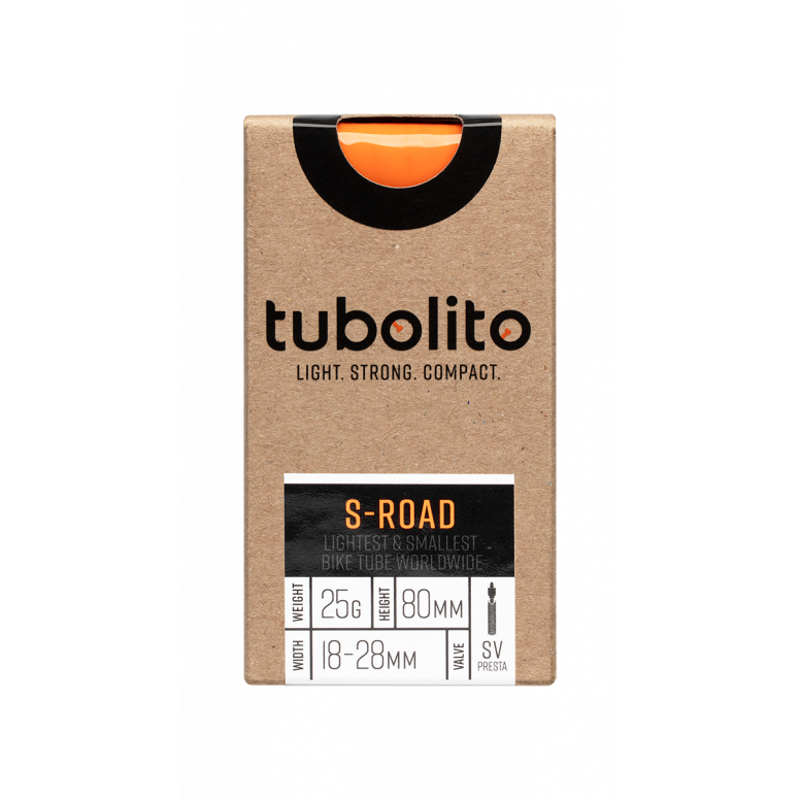 Tubolito S-Tubo Road 700x18-32mm 80mm Valve Inner Tube in Black-1