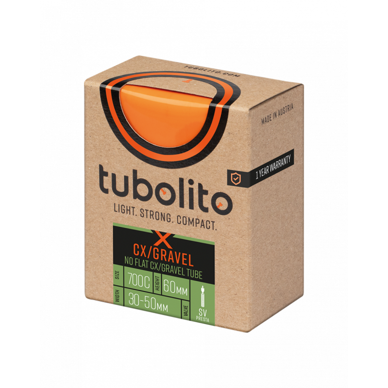 Tubolito X-Tubo CX Gravel 700c x32-50in Presta 60mm in Black