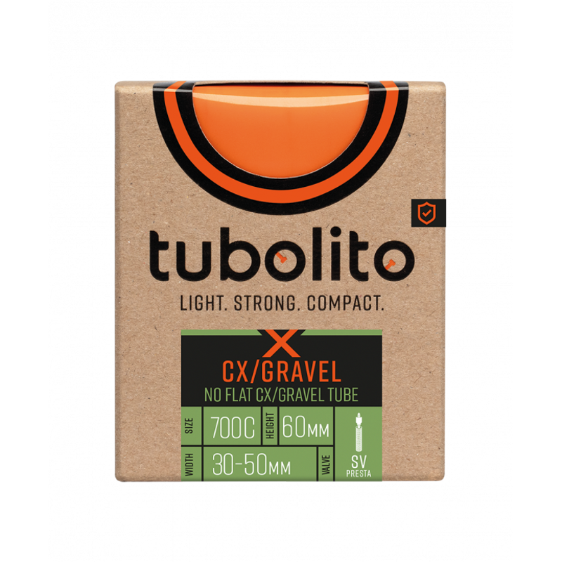 Tubolito X-Tubo CX Gravel 700c x32-50in Presta 60mm in Black-1