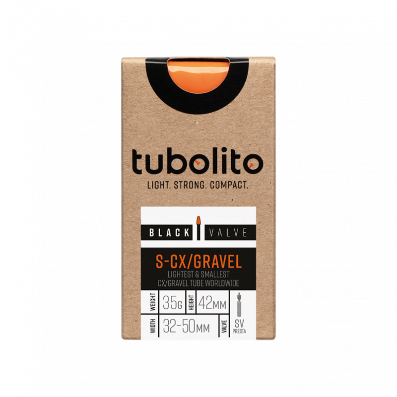 Tubolito S-Tubo CX/Gravel 700x32-50mm 42mm Presta Valve in Black-1