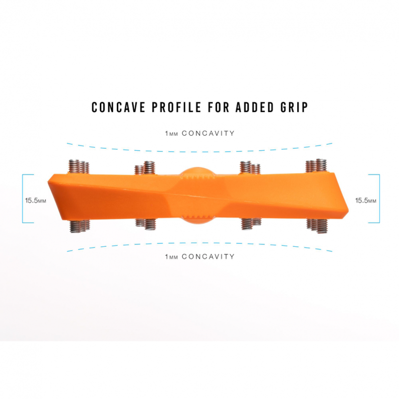 Crankbrothers Stamp 1 V2 Pedals in Orange-3