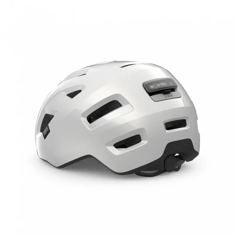 MET E-Mob Urban Helmet in White-2