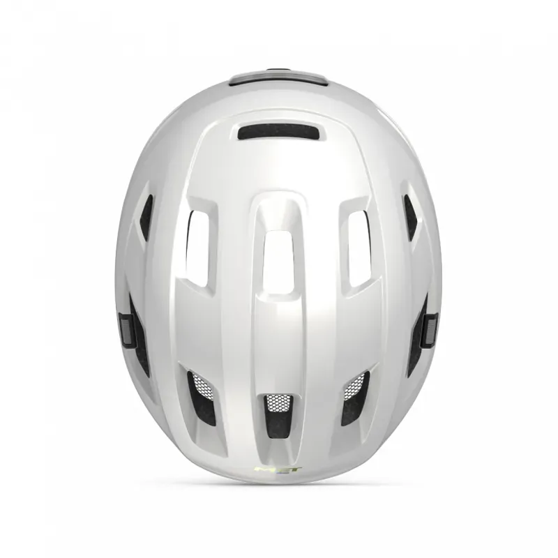 MET E-Mob Urban Helmet in White-3