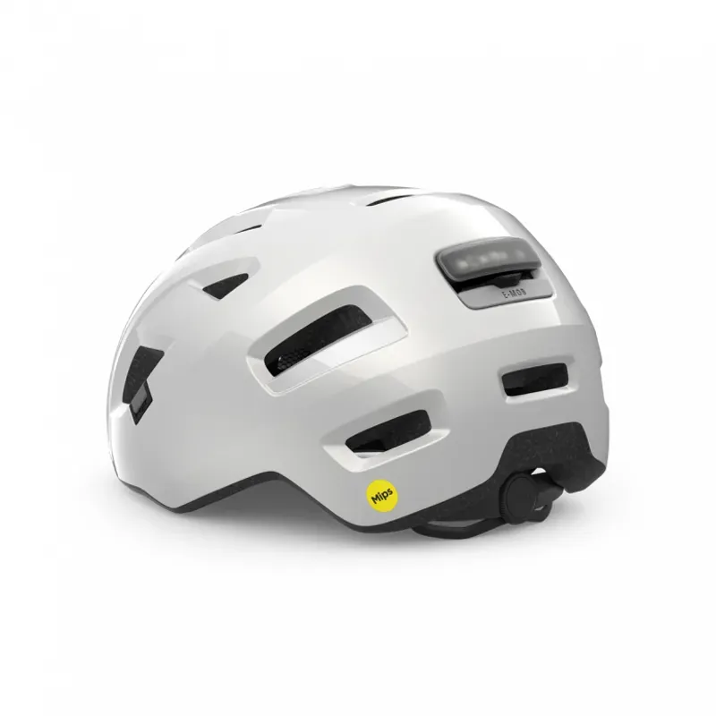 MET E-Mob MIPS Urban Helmet in White-2