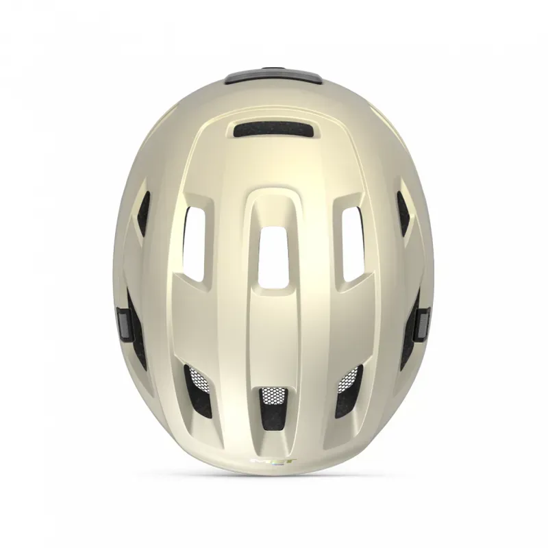 MET E-Mob Urban Helmet in Cream-3