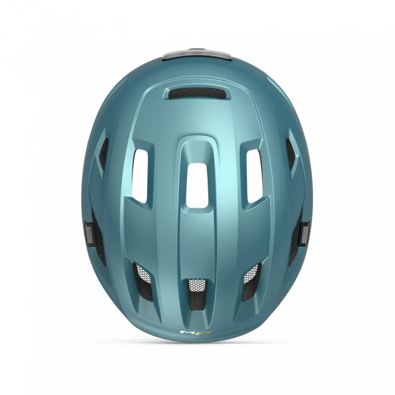 MET E-Mob MIPS Helmet in Teal/Black-3
