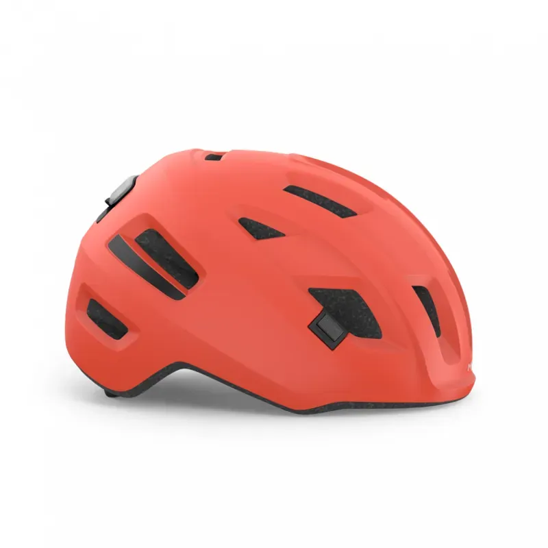 MET E-Mob Urban Helmet in Coral/Black-1