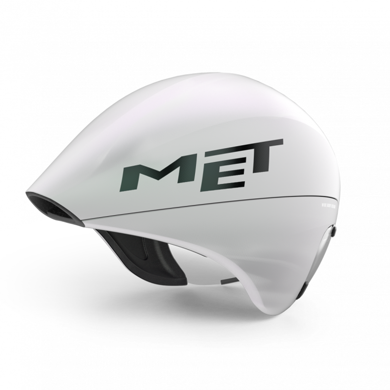 MET Drone Wide Body Helmet in White-2