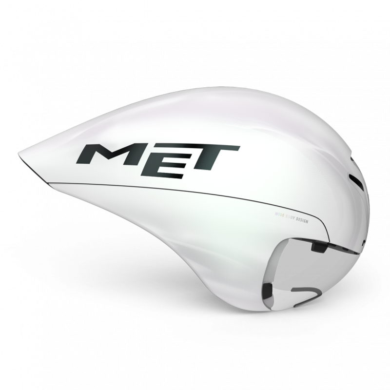 MET Drone Wide Body Helmet in White-1