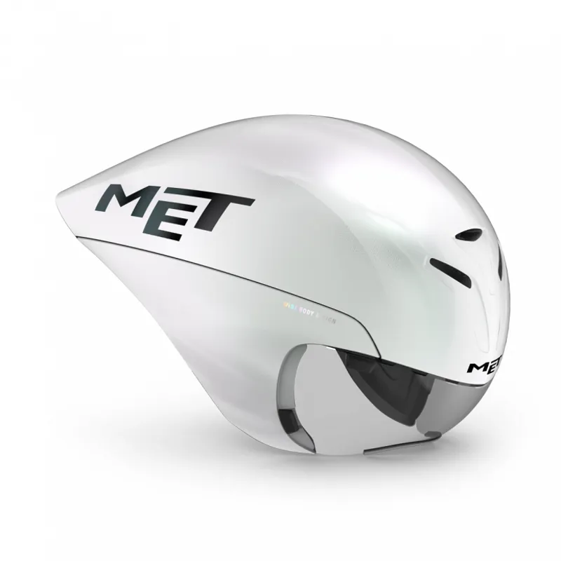 MET Drone Wide Body Helmet in White
