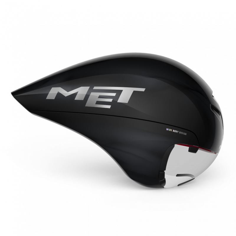 MET Drone Wide Body Helmet in Black-1