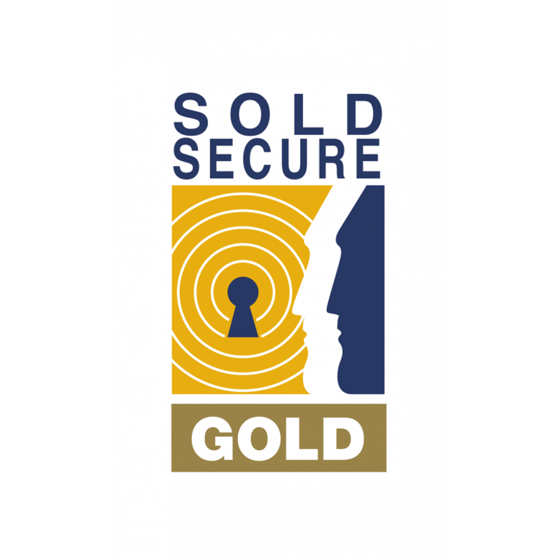 OnGuard Mastiff L Chain Lock 180cmx10mm Sold Secure Gold Rating in Black and Yellow-5