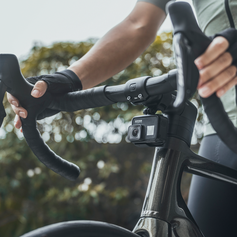 Topeak Stem Multi-Mount for Front Light and Camera in Black-3