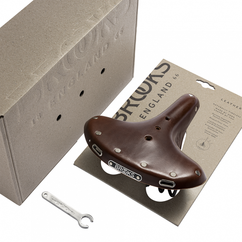 Brooks B72 Saddle in Brown-3